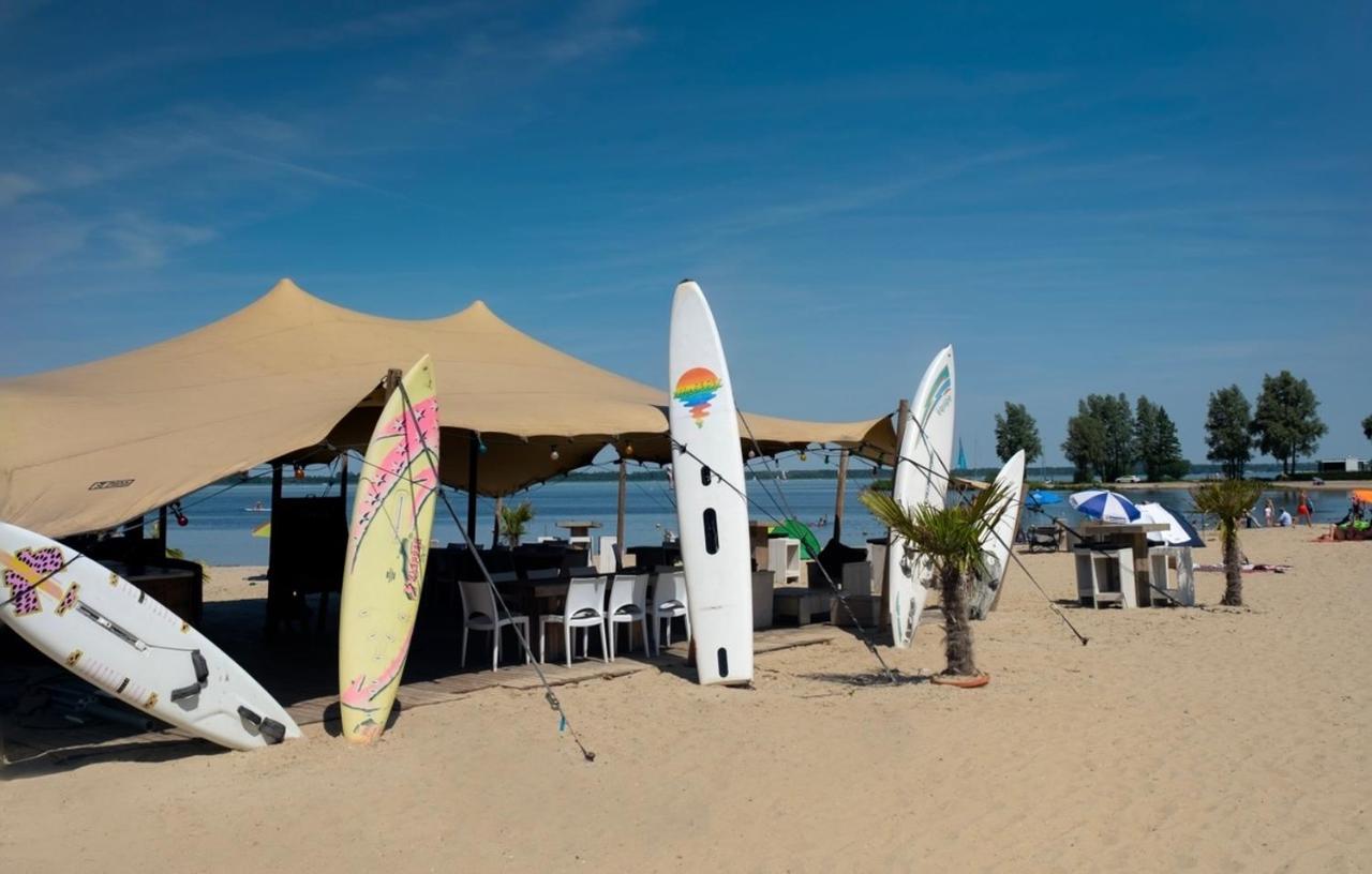 Luxus Cube Meerblick Veluwemeer Am Strand In Erster Reihe Hulshorst Exterior photo